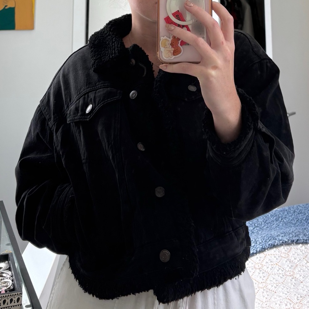 Wild Fable Black Jean Jacket